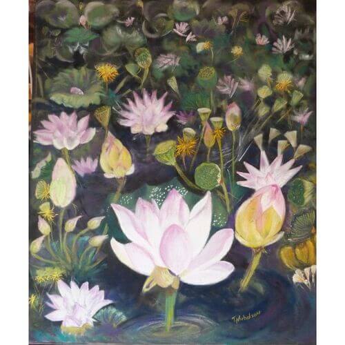 Thai Water Lilies - Trudy Nicholson - Artist